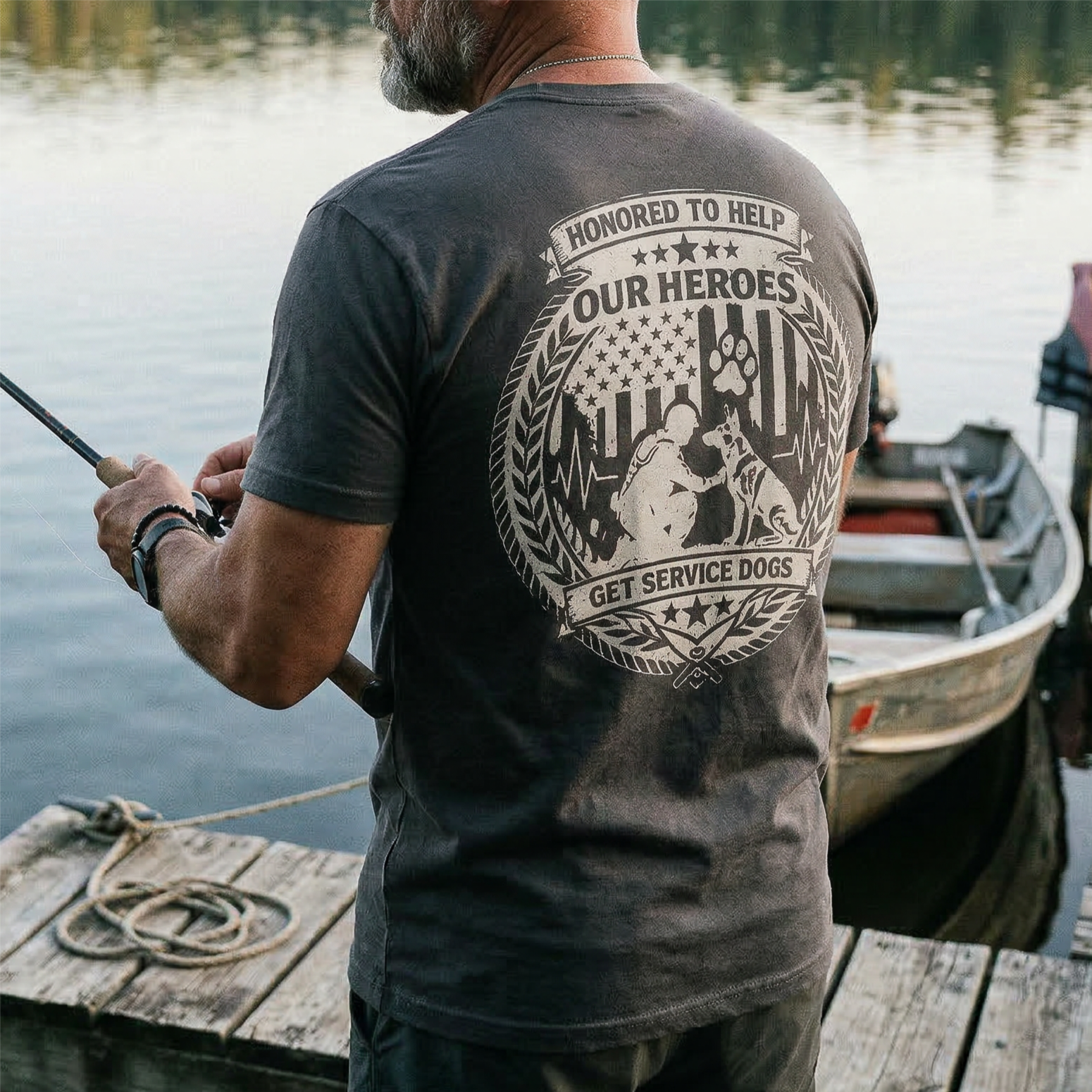 Honored to Help Our Heroes T-Shirt – The Honor Union